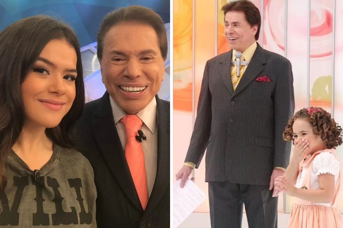 Maísa Silva e Silvio Santos