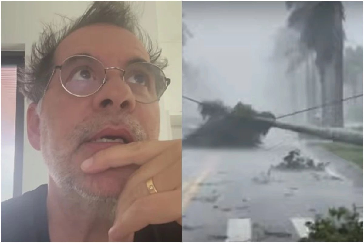 Leandro Hassum se manifesta em meio ao furacão Milton: ‘Abrigo em casa’