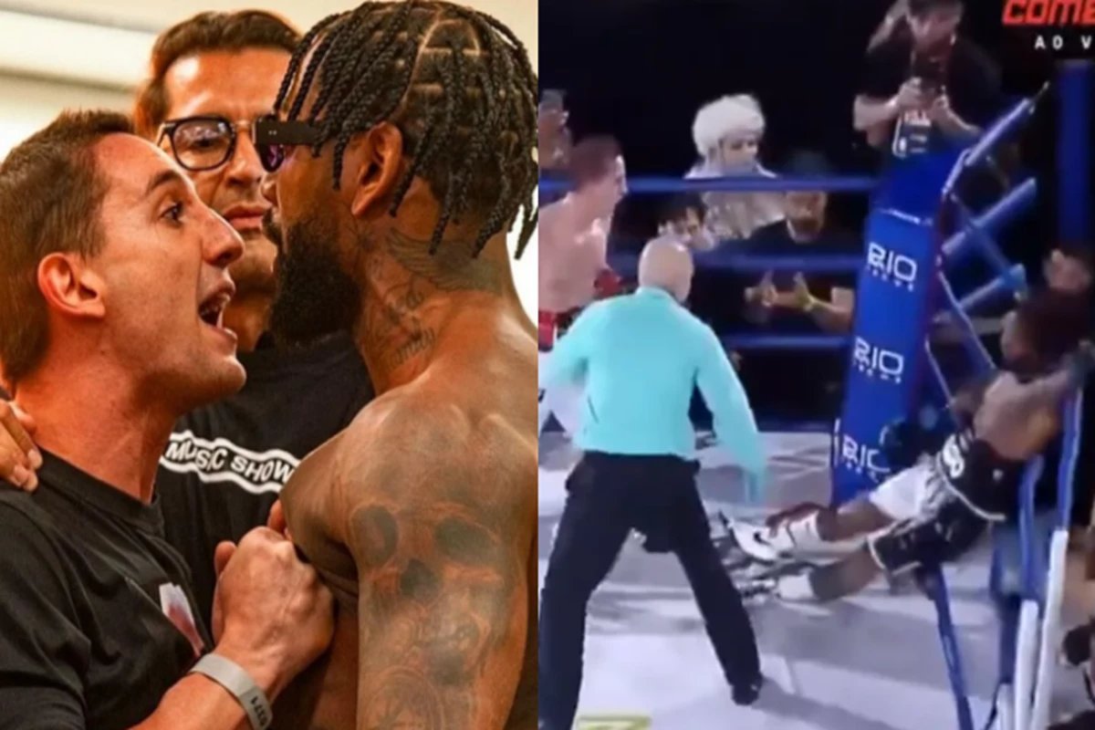 Nego do Borel sofre nocaute humilhante no filho de Otávio Mesquita e precisa de atendimento médico