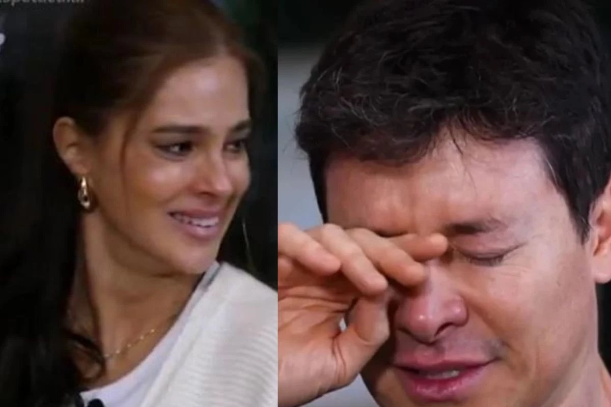 Rodrigo Faro chora ao falar do pacto com a esposa que passou por procedimento de tumor na raiz