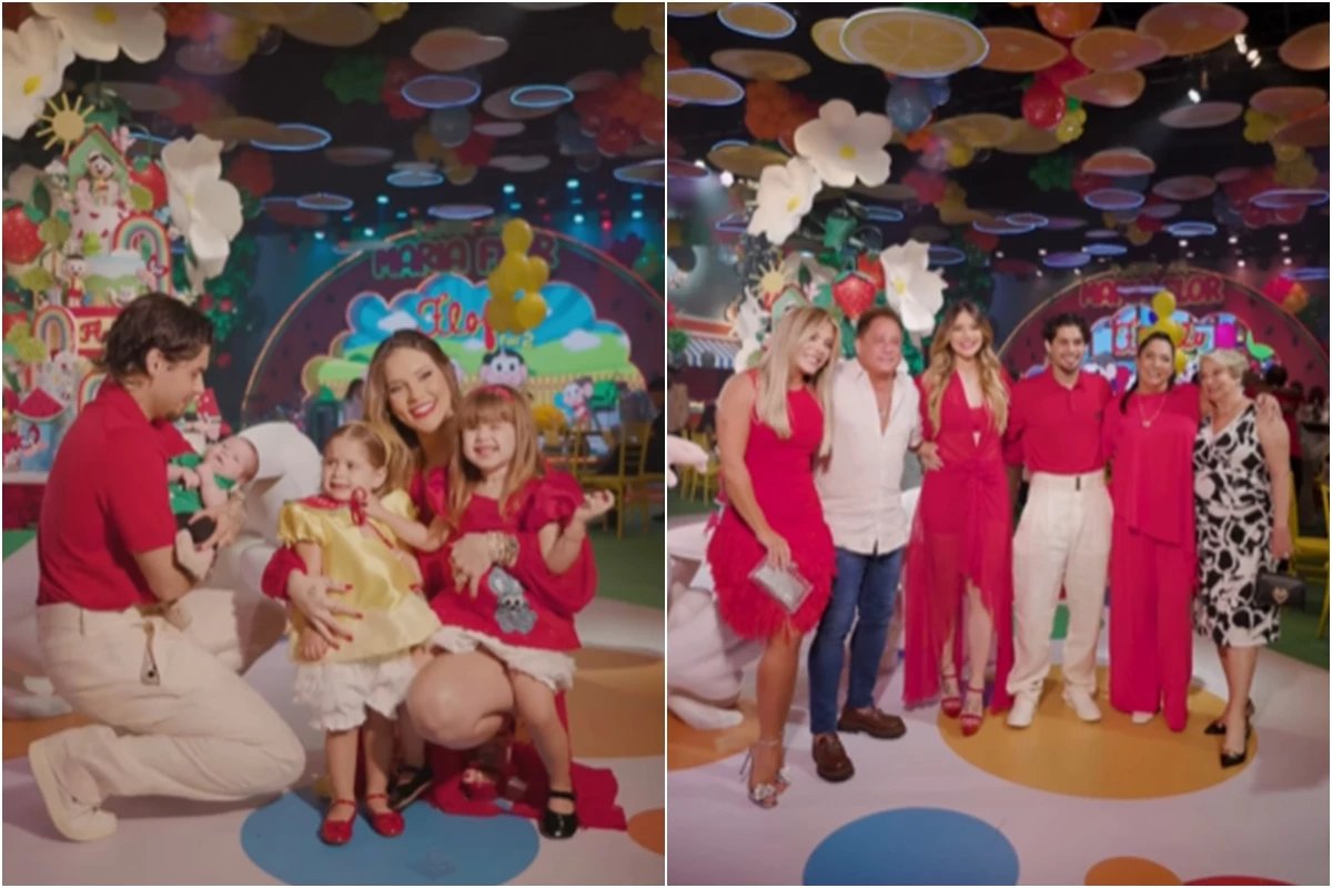 Este foi o pedido que Virginia Fonseca fez a cada convidado no aniversário de María Flor