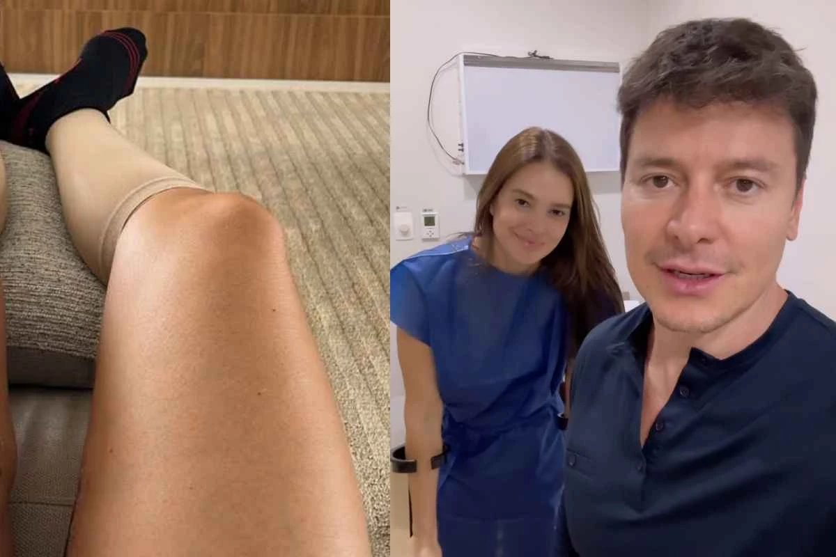 Vera Viel mostra pela primeira vez as cicatrizes nas pernas após operação contra o câncer