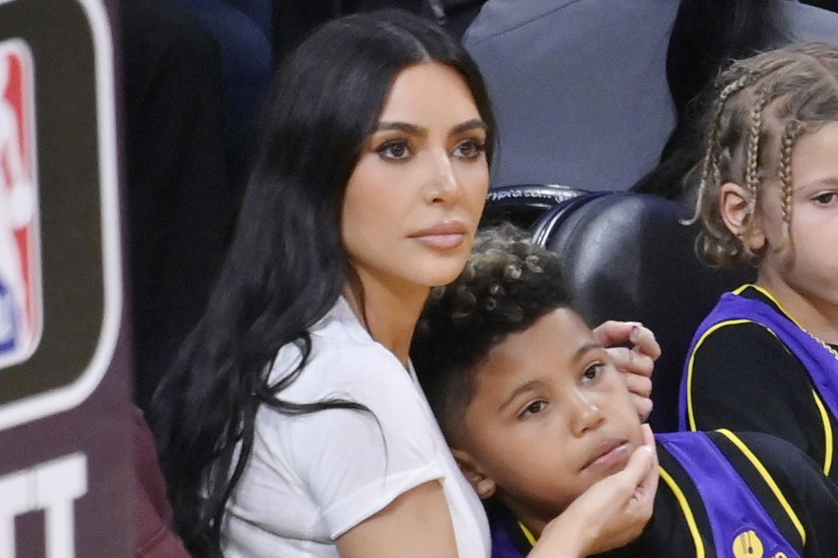 Kim Kardashian e Saint