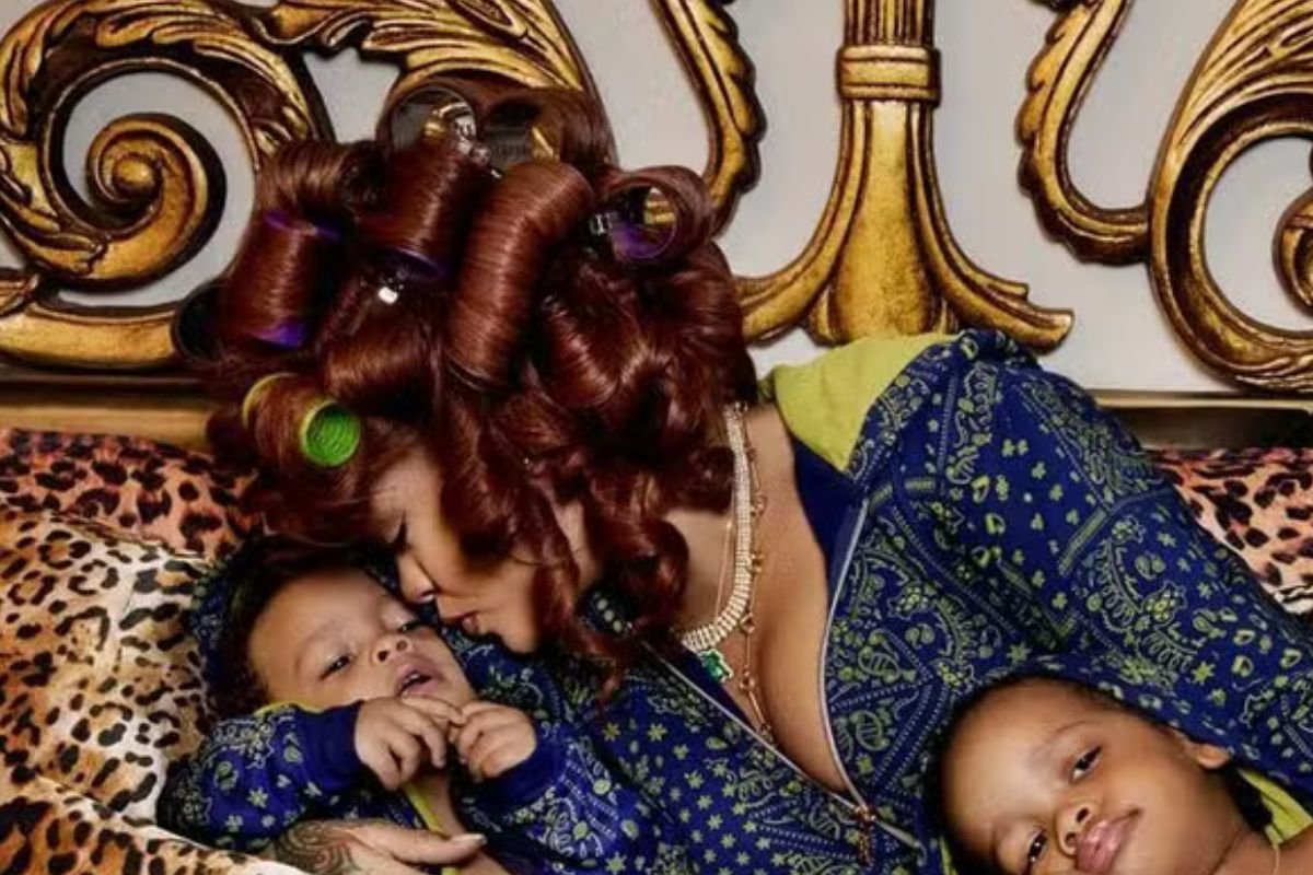 Rihanna e os filhos