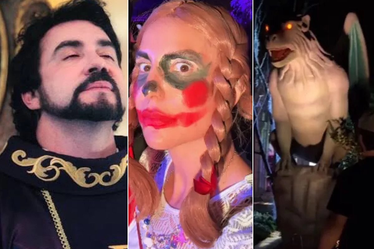 Padre Fábio de Melo curte festa de Halloween com Ivete Sangalo e recebe críticas: 'A Igreja Católica...'