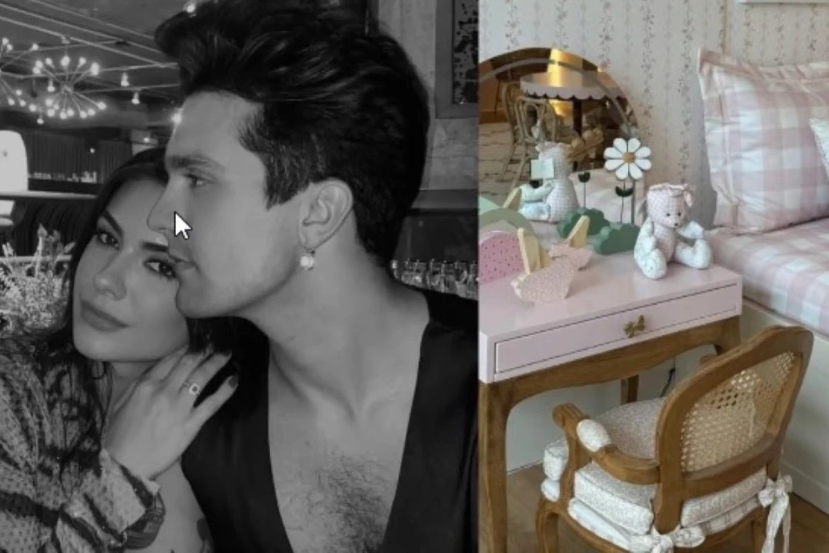 Jade Magalhães mostra os preparativos para a chegada da filha com Luan Santana e dá pista do nome do bebê