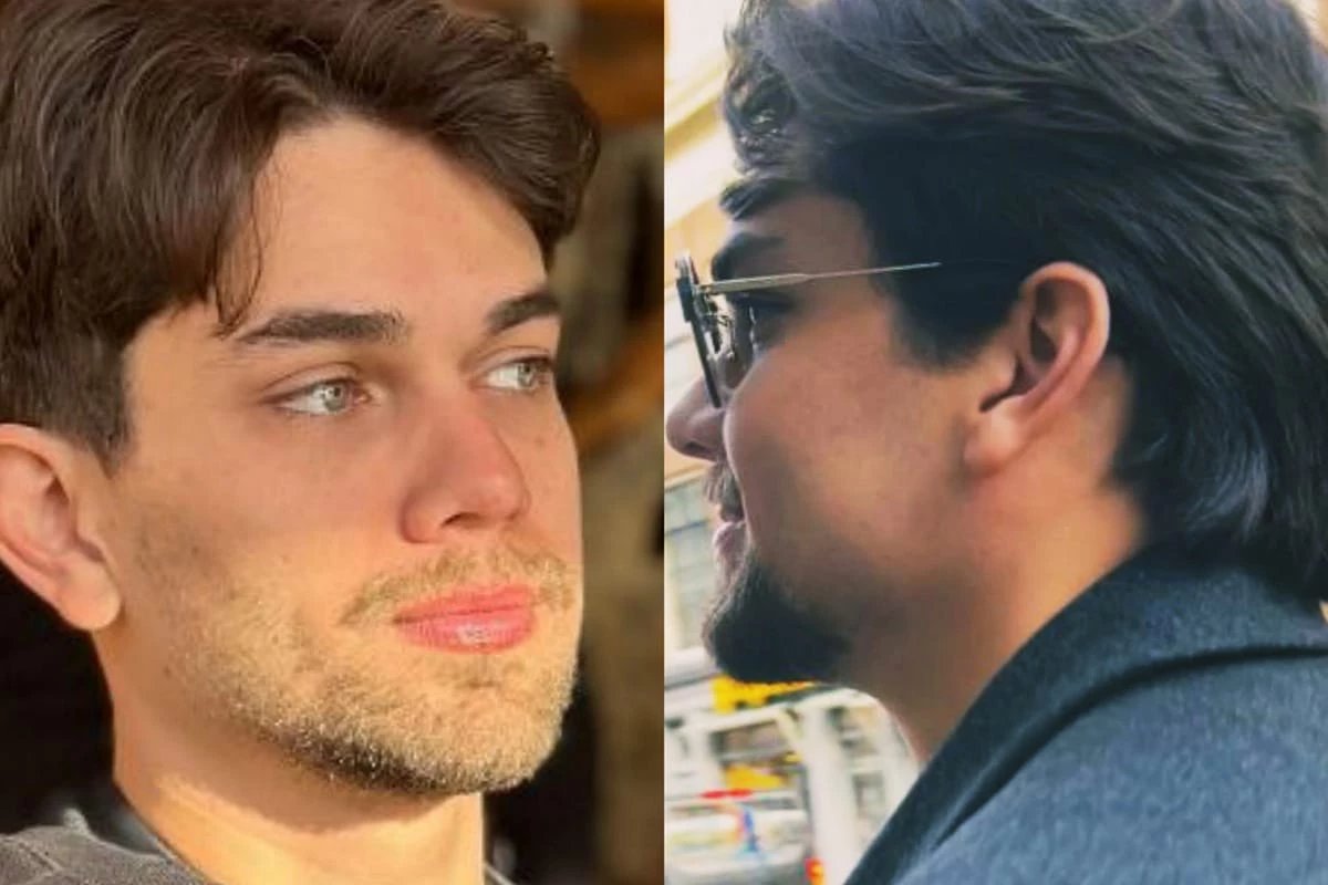Na festa de María Flor, Leandrinho chama a atenção pela incrível semelhança com o falecido pai, Leandro