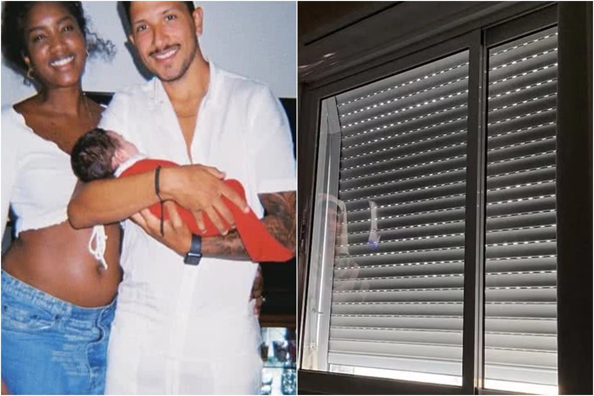 Yuri Lima aparece no quarto após nascimento da filha com Iza e diz: ‘Odeio cólicas’