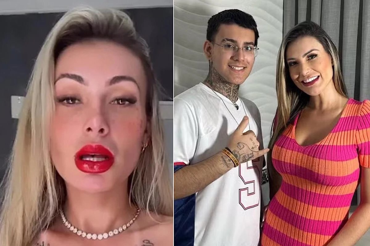 Andressa Urach anuncia filho em conteúdo adulto e dá o que falar: ‘Todos em família’