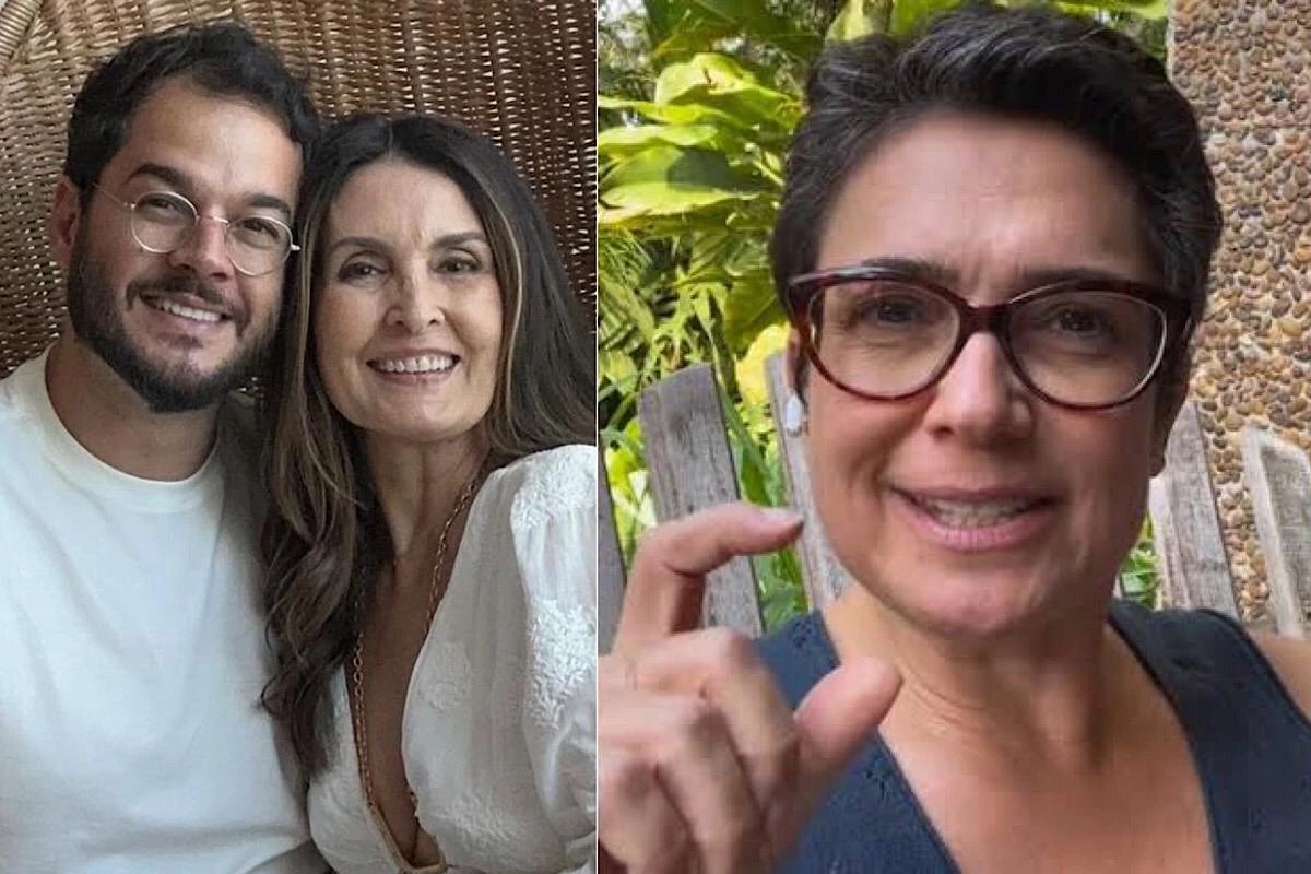 Fátima Bernardes comemora 7 anos de namoro Túlio Gadelha e comentário de Sandra Annenberg dá o que falar