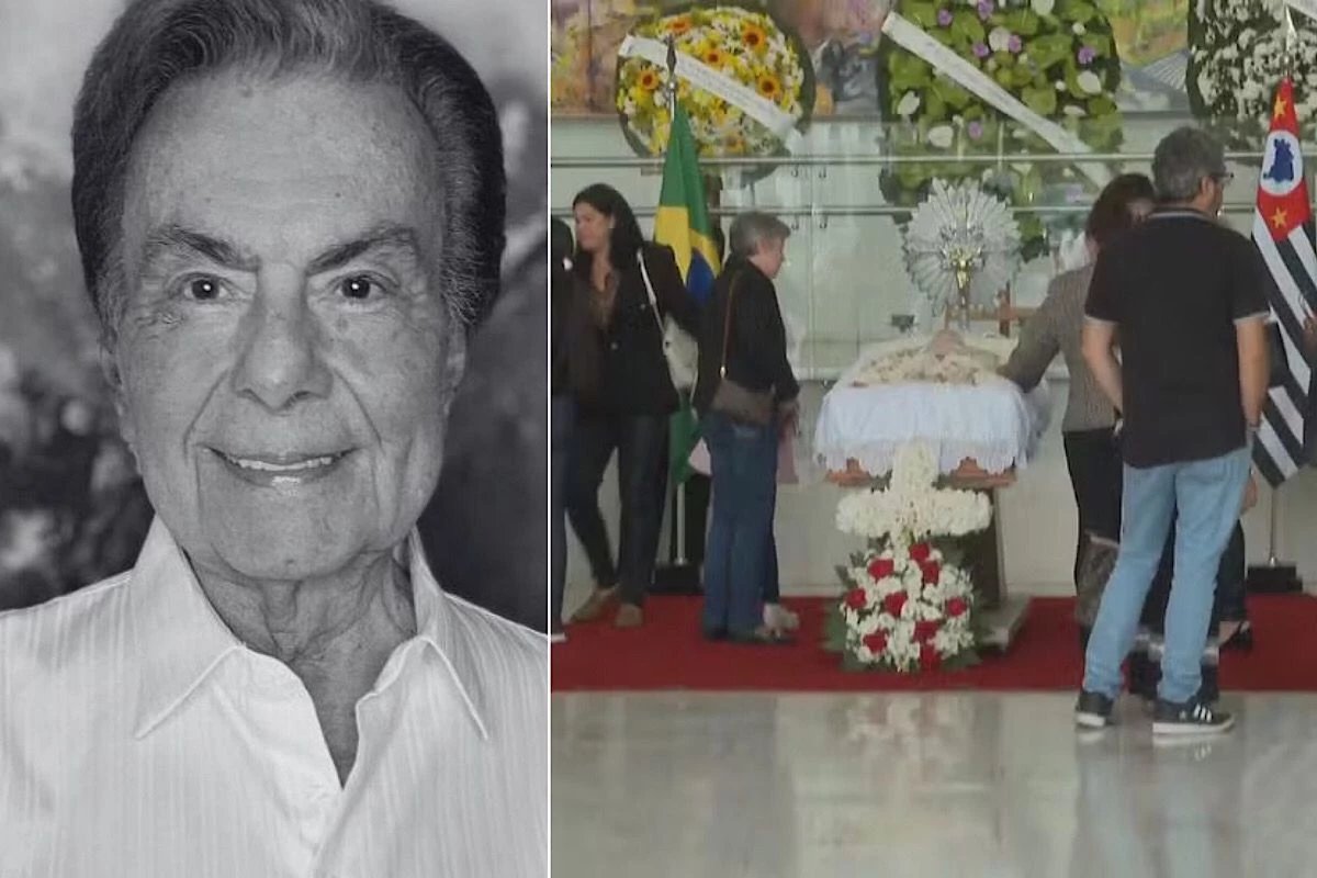 Em meio a forte comoção, acontece o velório de Agnaldo Rayol; cantor recebeu homenagem de Faustão na cerimônia