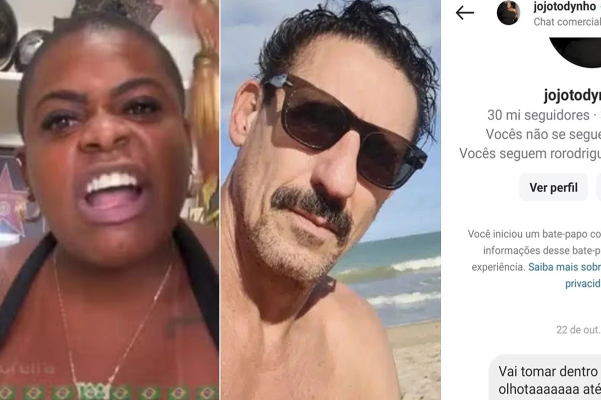 Tuca Andrada mostra um traço dos insultos de Jojo Todynho após a polêmica: ‘vai levar para dentro...’