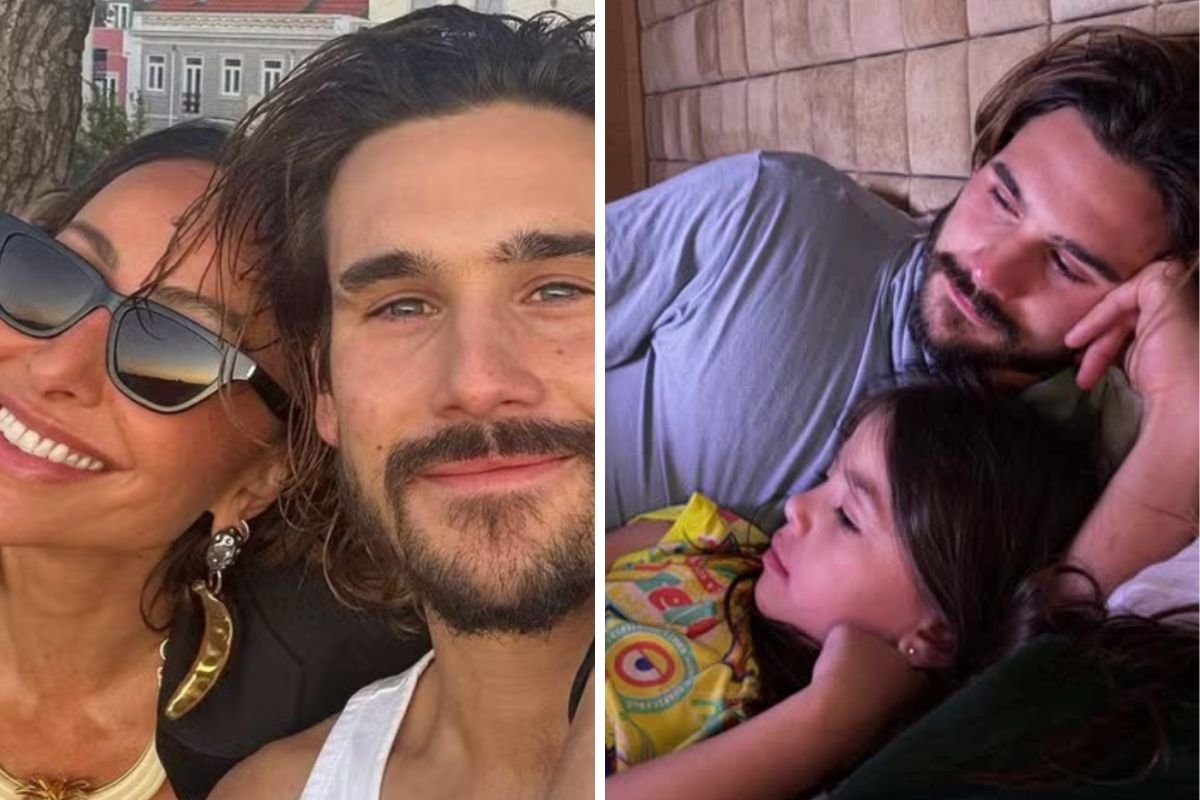 Sabrina Sato e Nicolas Prattes com Zoe