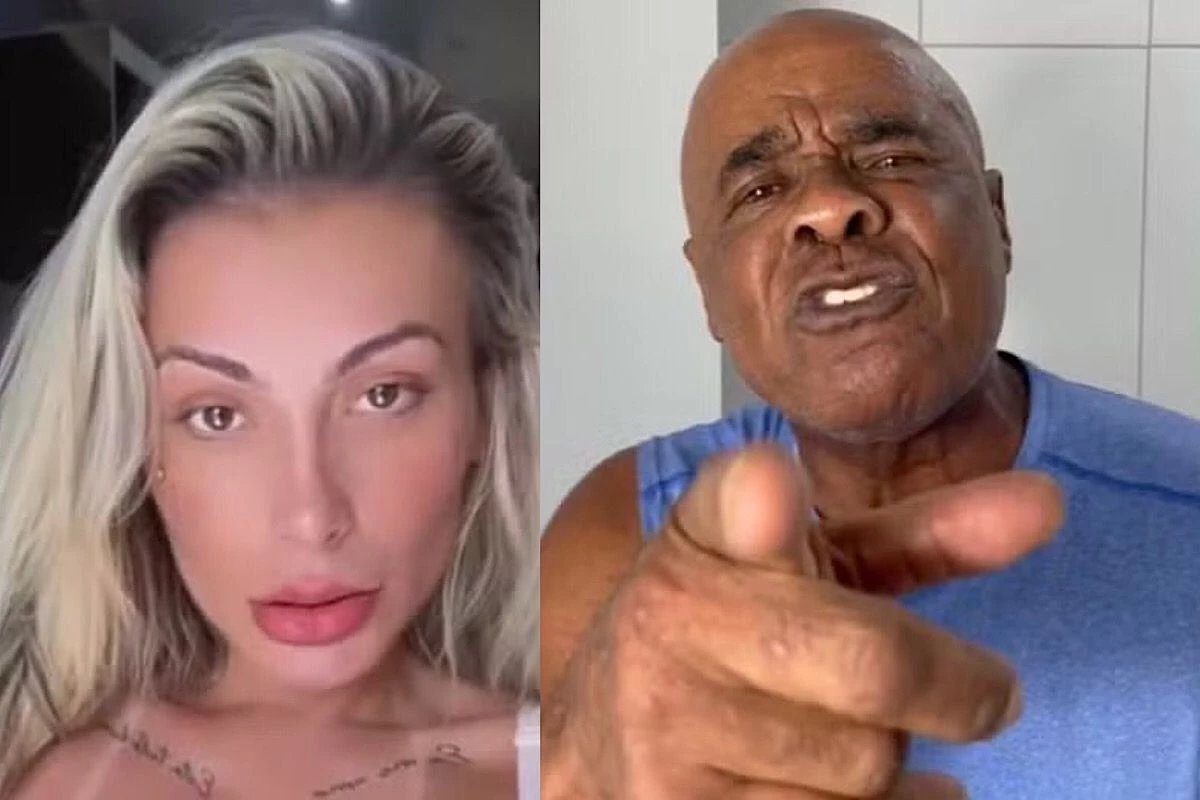 Andressa Urach convida Kid Bengala para gravar e acaba ouvindo o que não queria