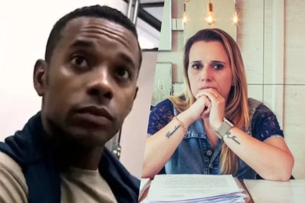 Mulher de Robinho defende marido, diz que ele está preso injustamente e leva filhos para visitar