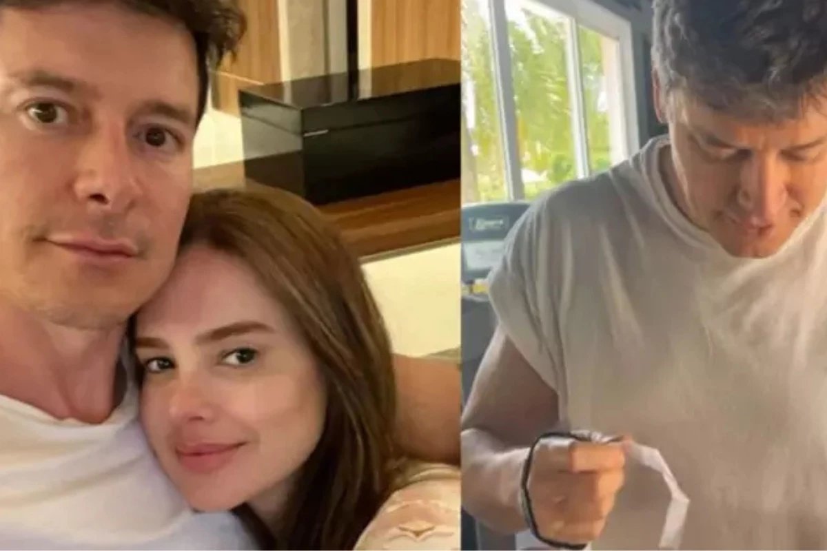 Rodrigo Faro encanta Vera Viel com mimos antes de novo ciclo de tratamento: ‘Vou cuidar dela’