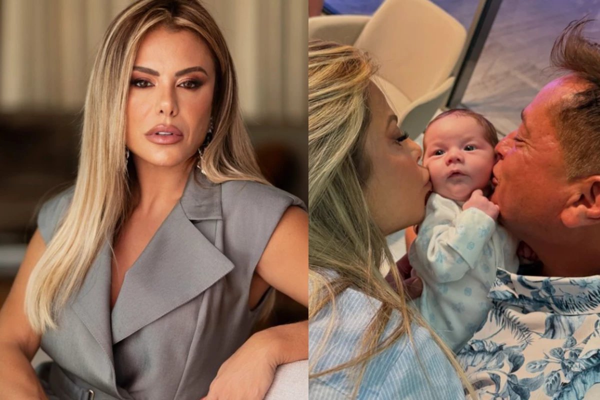 Leonardo aparece com ‘bebê’ em casa e Poliana reage: ‘gratidão’