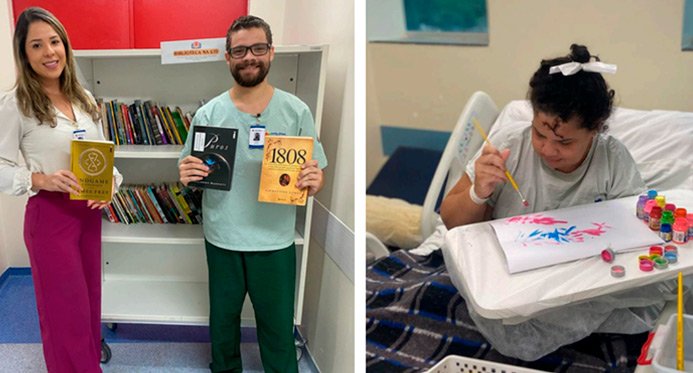 Hospital São Lucas começa a ler e Artrerapy Project para pacientes com UTI