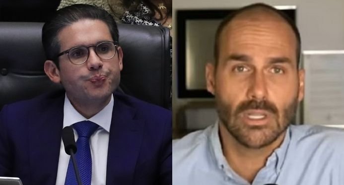 Motta bloqueia a cassação e PL quer alterar as regras para salvar o mandato de Eduardo Bolsonaro