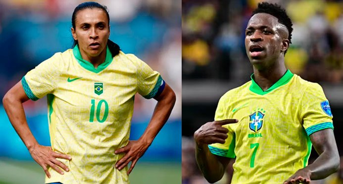 Marta, Vini Jr. e mais: Nomeações do Brasil para a bola de ouro