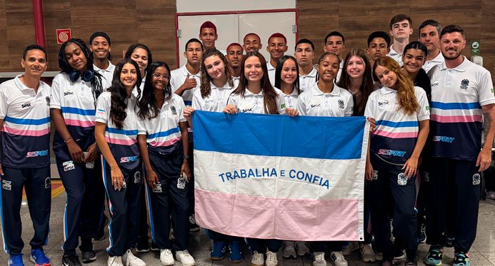 Delegação Capixaba chega em Brasília para Jogos da Juventude 2025