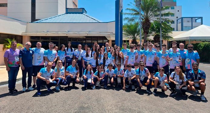 Delegação Capixaba chega a Uberlândia para os jogos escolares do Brasileirão