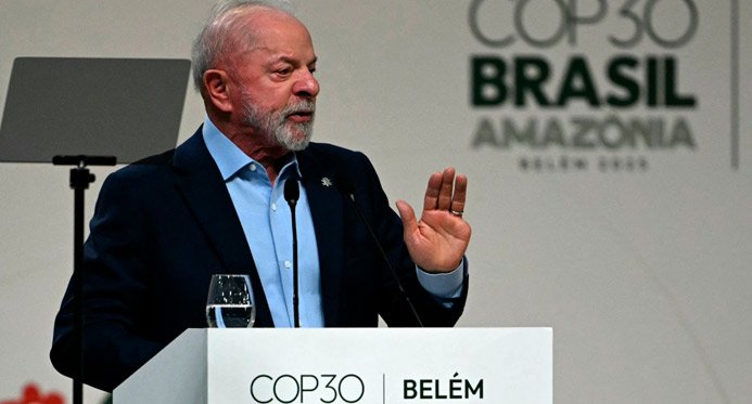 COP30: Lula exige ação climática imediata na Cúpula de Líderes e critica quem “fabrica mentiras”