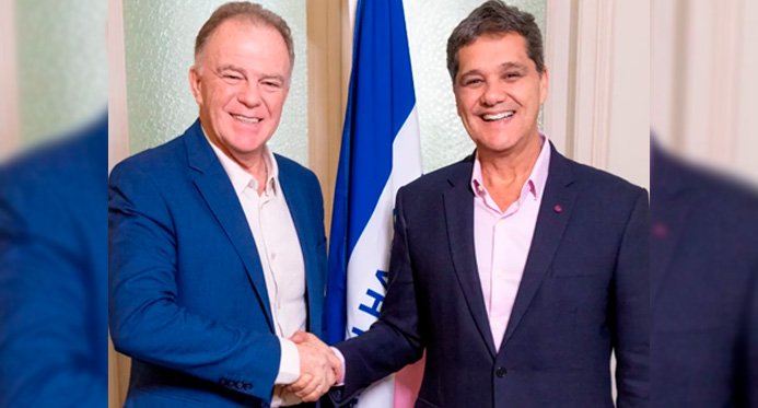 Casagrande anuncia Ricardo Ferraço como seu candidato ao governo do ES em 2026