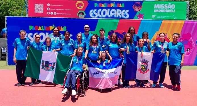 A delegação do ES termina os Jogos Paralímpicos Escolares com 119 medalhas e 17 recordes