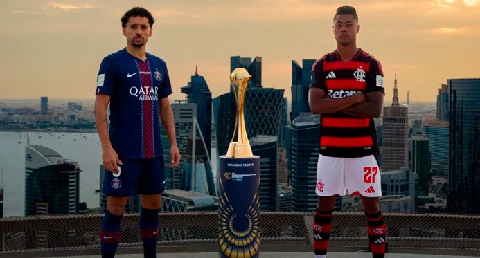 Flamengo e PSG decidem o título da Copa Intercontinental FIFA nesta quarta-feira (17)