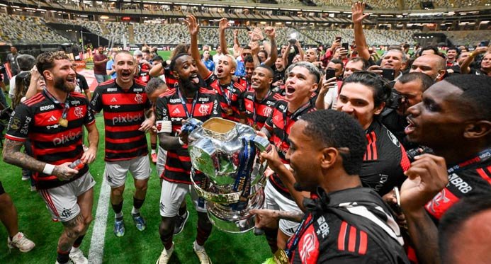 Ranking de clubes da CBF: Flamengo aparece no topo pelo sexto ano consecutivo