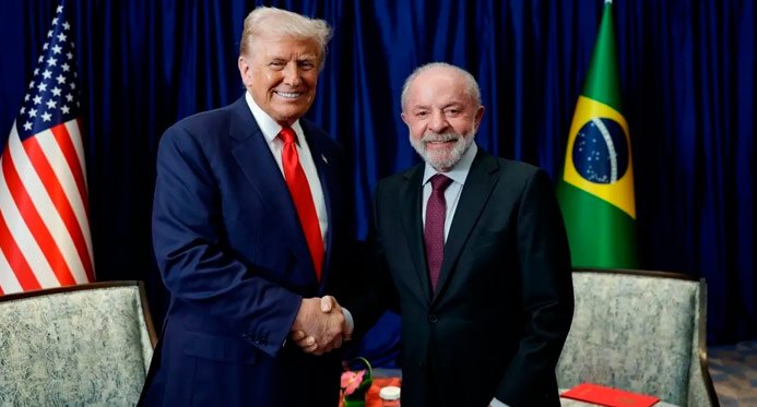 Impostos acabaram sendo irrelevantes e Trump e eu ficamos amigos, diz Lula