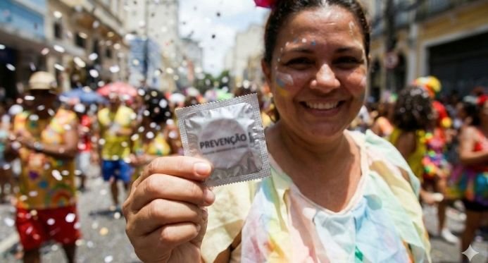 Preservativos e teste rápido: saiba como aproveitar o Carnaval de forma saudável e prevenir ISTs