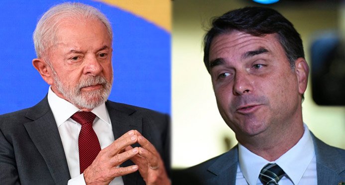 Lula e Flávio Bolsonaro lideram ranking de rejeição, segundo pesquisa