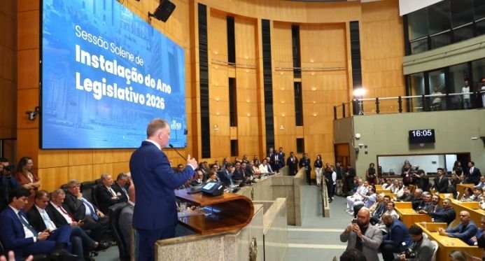 Em Alès, Casagrande prega o fim da polarização na abertura do ano legislativo