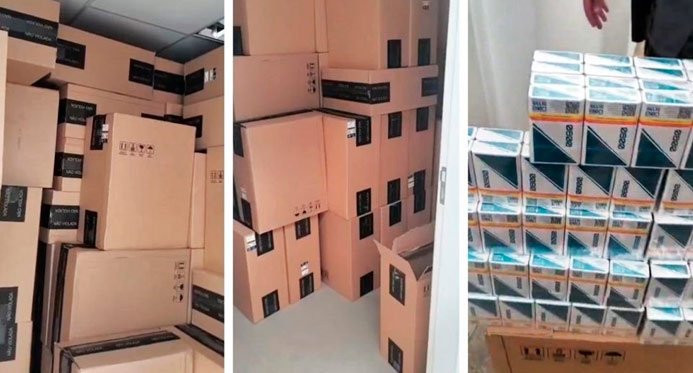 Sefaz apreende carregamento de cigarros sem nota fiscal avaliado em 400 mil reais