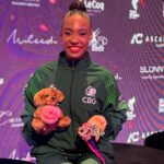 A capixaba Geovanna Santos conquista duas medalhas inéditas no Grande Prêmio da Estônia