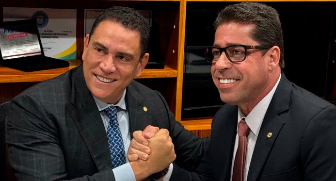 Da Vitória e Marcelo Santos comemoram apoio do TSE à federação União Progressista no ES