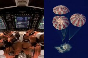 Missão Artemis 2 mostra imagens ao vivo de astronautas na Terra