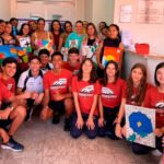 Alunos transformam a rotina das mães do Hospital Jayme Santos Neves com arte e carinho