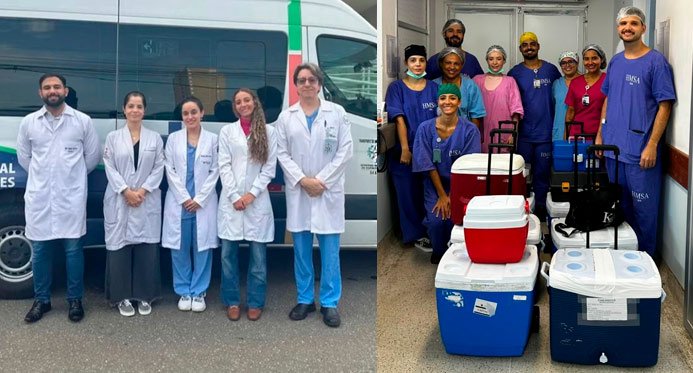 Hospital Estadual Sílvio Avidos coordena aquisição de órgãos para seis receptores