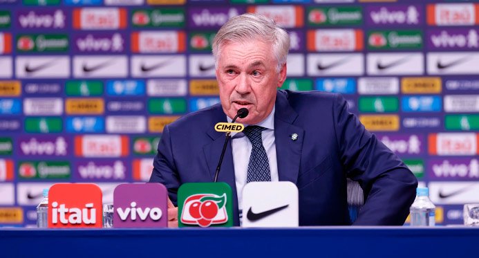 “Tenham confiança neste grupo”, pede Ancelotti após anunciar sua convocação para a Copa do Mundo