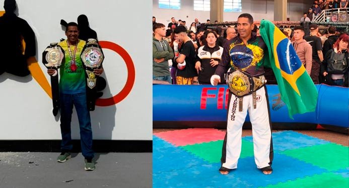 Único representante do ES, Demer Matias conquista título mundial de kickboxing na Argentina