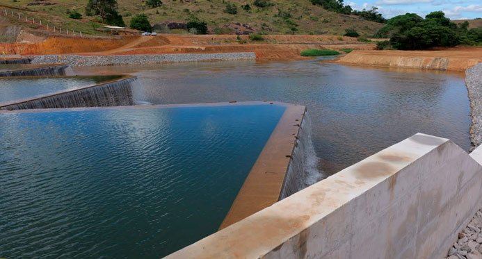 Com investimento de R$ 40 milhões, é inaugurada barragem do rio Piraquê-Açu em Aracruz