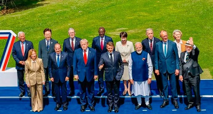 No G7, Lula fala contra desigualdade e critica gastos militares globais