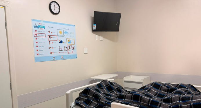 Projeto de humanização leva televisores a todos os leitos de UTI do Hospital São Lucas
