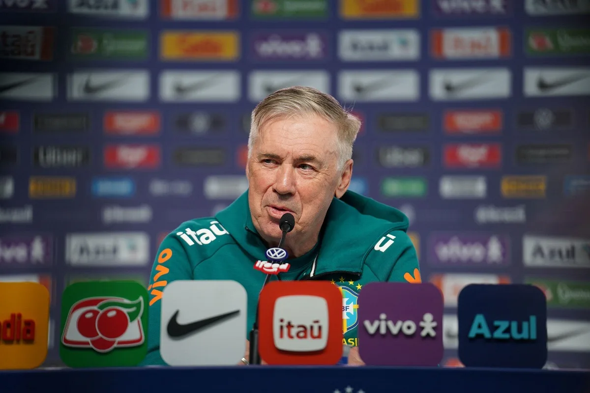 Ancelotti iguala pior início de um técnico na Seleção e responde se críticas o afetam: “Zero” | Torcedores