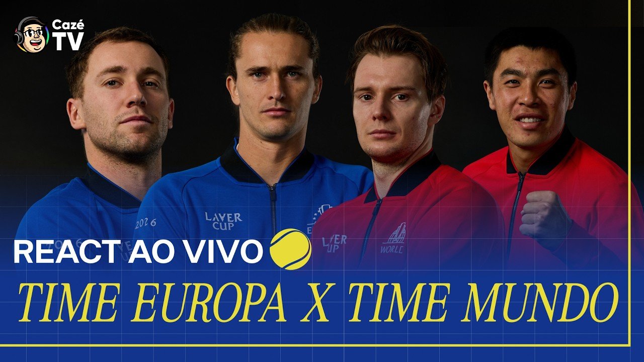 EVENTO COMPLETO: REACT DA LAVER CUP 2026 | RUDD/ZVEREV X BUBLIK/NAKASHIMA | ESPECIAL LAVER CUP