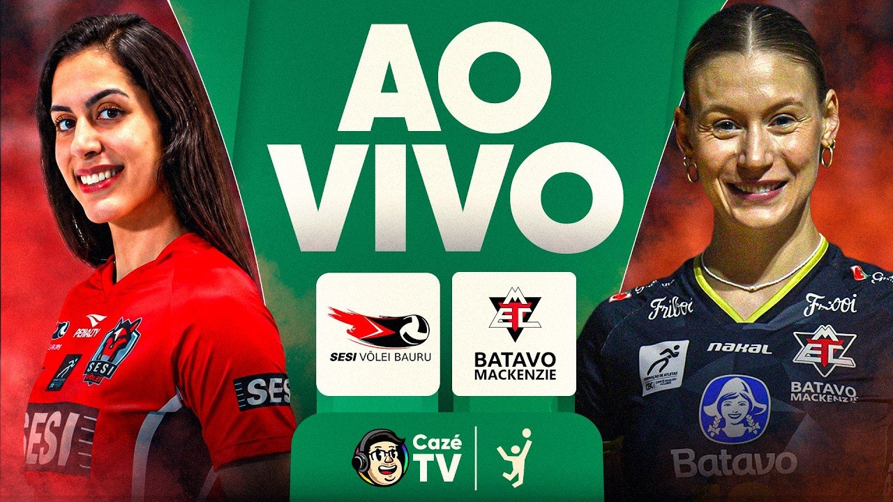JOGO COMPLETO: VÔLEI | SESI BAURU X MACKENZIE | TAÇA BRASIL DE VÔLEI FEMININO 2026