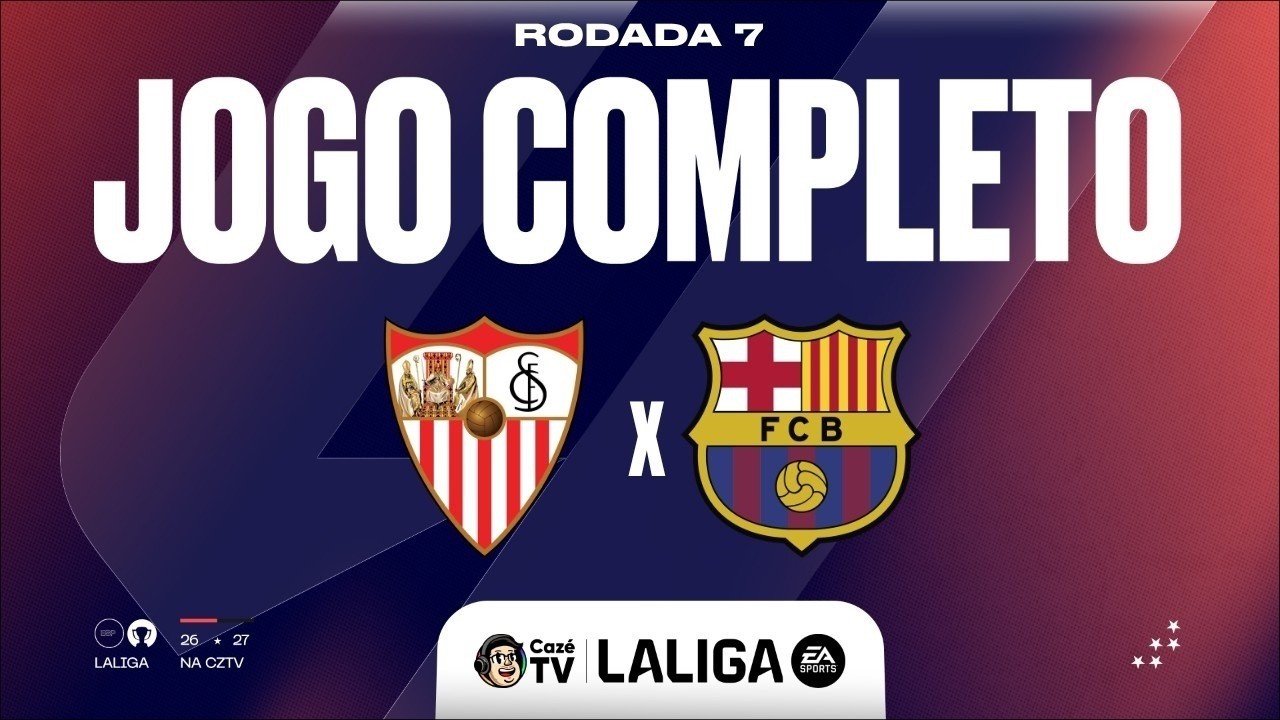 O ESPETÁCULO DE RAPHINHA! VEJA COMO FOI SEVILLA 1 X 3 BARCELONA | LALIGA 26/27 | 7ª RODADA